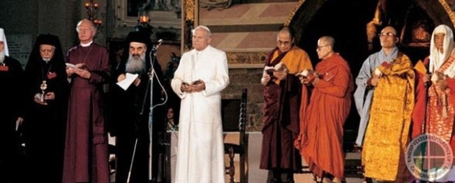João Paulo II no encontro de Assis