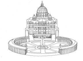 A Basílica e a Praça de São Pedro do Vaticano